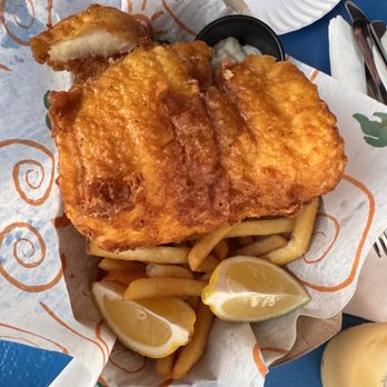 Lazy Jack's Bar & Pizza - Da Big Fish and Chips - Pizza Near Me - Vieques, Puerto Rico