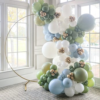 Events On-Site - Hoop balloon backdrop, baby shower - Balloon Services Near Me