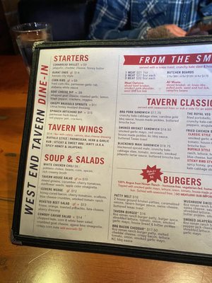 Menu photo 4 West End Tavern Boulder, CO Menu photo 4 West End Tavern Boulder, CO
