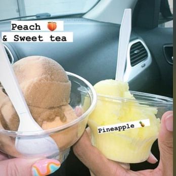 TC's Treats - Water ice: Peach & Sweet Tea and Pineapple - Cheesesteaks Near Me - fairview heights, Illinois TC's Treats - Water ice: Peach & Sweet Tea and Pineapple - Cheesesteaks Near Me - fairview heights, Illinois