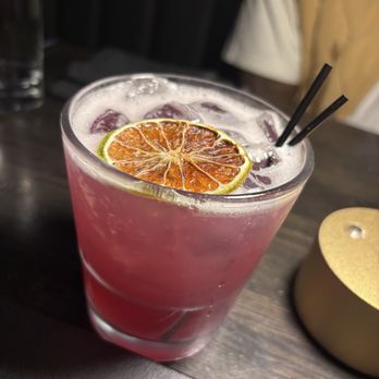 Nunzi's - Blueberry Lavender Margarita - Italian Near Me - Farmingdale, New York