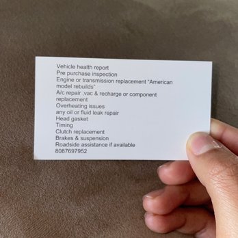 JTW Mobile Auto Repair - Back of business card - Auto Repair Near Me JTW Mobile Auto Repair - Back of business card - Auto Repair Near Me