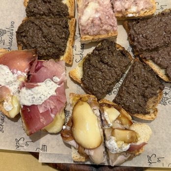 Lo SchiacciaVino - We just told them what we wanted on our crostini and they made it. Another reason I keep coming back. - Sandwiches Near Me - Florence, FI Lo SchiacciaVino - We just told them what we wanted on our crostini and they made it. Another reason I keep coming back. - Sandwiches Near Me - Florence, FI