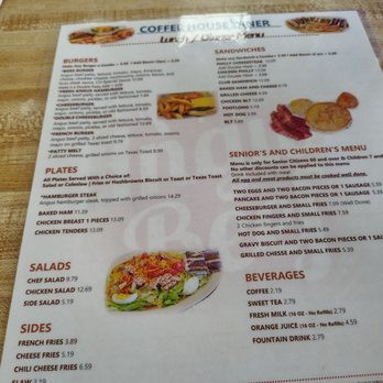 Coffee House Waffle Shop - Menu side 2 - Waffles Near Me - West Jefferson, North Carolina Coffee House Waffle Shop - Menu side 2 - Waffles Near Me - West Jefferson, North Carolina
