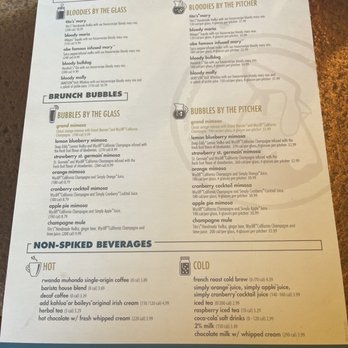 Another Broken Egg Cafe - Drink menu - Breakfast & Brunch Near Me - Indianapolis, Indiana