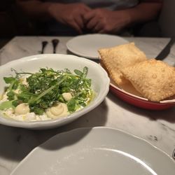 Battuto - Burrata with gnocchi friti