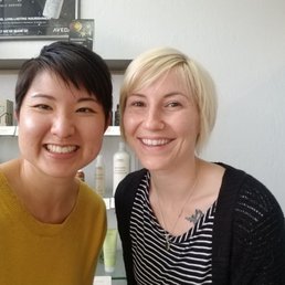 Sierra (on the right) is helping me grow out my hair from a super pixie cut. Love her! Sierra (on the right) is helping me grow out my hair from a super pixie cut. Love her!