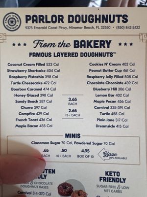 Menu photo 2 Parlor Doughnuts Miramar Beach, FL Menu photo 2 Parlor Doughnuts Miramar Beach, FL