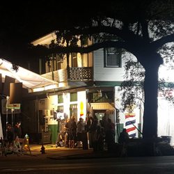 Beavers Barber Shop - Film crew filming scenes for the "The Glorious: A life on the Road" feature film. Based on the memoir by Gloria Steinem.