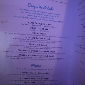Catch - Menu - Seafood Near Me - Carmel, California
