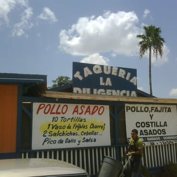 Taqueria La Diligencia - La Diligencia..  Outside-o - Mexican Near Me - Alamo, Texas