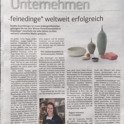 feinedinge - Beitrag in der Wiener Wirtschaft