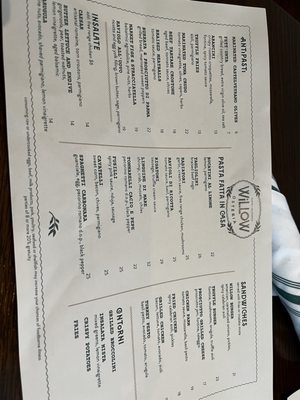 Menu photo 4 Willow Osteria Clovis, CA Menu photo 4 Willow Osteria Clovis, CA