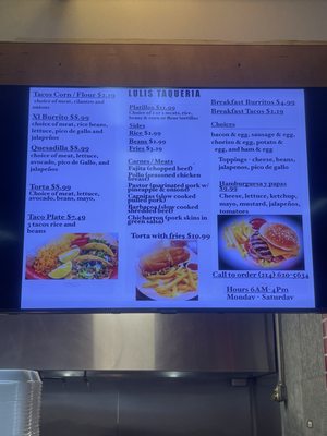 Menu photo 2 Luli's Taqueria Plano, TX Menu photo 2 Luli's Taqueria Plano, TX