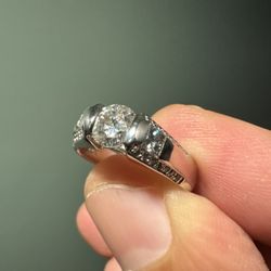 Yasini Jewelers - Ring as it was returned to us after repairs by Yasini Jewelers... WOW! That's more like it!