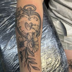 123 East Coast Ink - Floral Clock design!