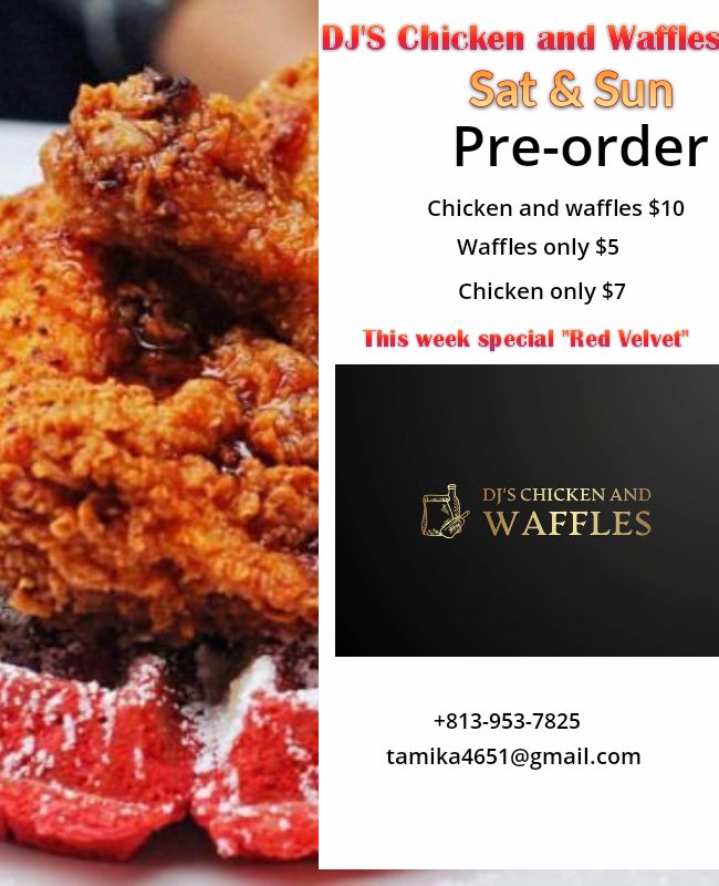 DJ'S Chicken and Waffles Logo