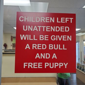 Laundry For Less - The sign inside the recreation room. LMFAO - Laundromat Near Me - Buena Park, California