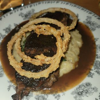 Virtue Restaurant - Short rib with mashed potatoes and spinach - Southern Near Me - Chicago, Illinois