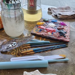 Sculpting clay magnet