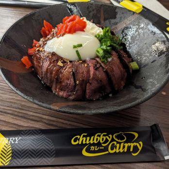 Chubby Curry - Wagyu Steak Rice Bowl - the wagyu wasn't medium rare - Japanese Curry Near Me - Covina, California Chubby Curry - Wagyu Steak Rice Bowl - the wagyu wasn't medium rare - Japanese Curry Near Me - Covina, California