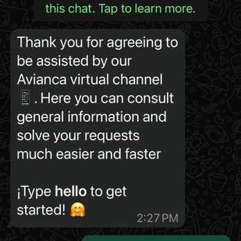 Avianca - Conversación - Airlines Near Me - Dulles, Virginia