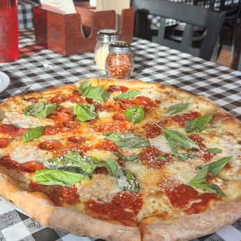 Dantes Pizzeria & Trattoria - Margherita with pepperoni on one side - Pizza Near Me - Grayson, Georgia