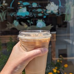 45 W - Deliciously cold and creamy iced coffee for a hot summer afternoon.