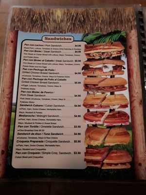 Menu photo 7 Rincon Cubano Cape Coral, FL