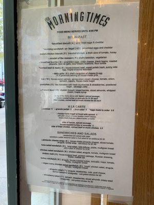 Menu photo 8 Morning Times Raleigh, NC Menu photo 8 Morning Times Raleigh, NC