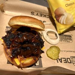 Dickey's Barbecue Pit - Brisket Burnt End Sandwich with cheese