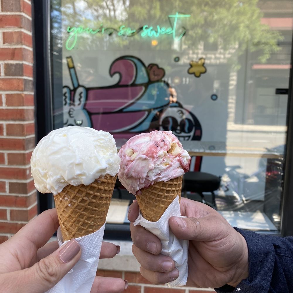KURIMU - Coconut ice cream Strawberry cheesecake - Bubble Tea Near Me - Chicago, Illinois KURIMU - Coconut ice cream Strawberry cheesecake - Bubble Tea Near Me - Chicago, Illinois