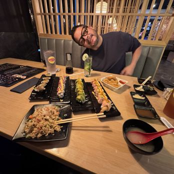 Machi Sushi - A few rolls and a happy camper. - Japanese Near Me - Georgetown, Texas Machi Sushi - A few rolls and a happy camper. - Japanese Near Me - Georgetown, Texas