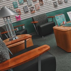 Mid County Regional Library - Reading area with power outlets
