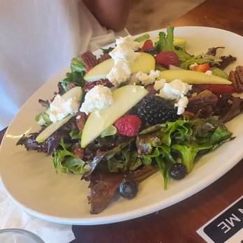 Four Friends Kitchen - Apple Berry Salad! Look at all that fruit and goat cheese! - Southern Near Me - Denver, Colorado