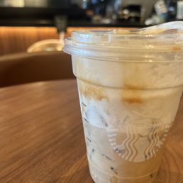 My Iced Horchata Oatmilk Shaken Espresso with vanilla sweet cream cold foam and caramel drizzle My Iced Horchata Oatmilk Shaken Espresso with vanilla sweet cream cold foam and caramel drizzle