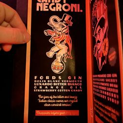 Tiger Bar - Cotton Candy Negroni