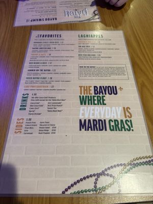 Menu photo 2 The Bayou Kitchen Sanford, FL Menu photo 2 The Bayou Kitchen Sanford, FL