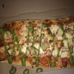 One topping one drizzle pizza