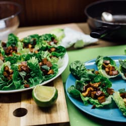 Yelp Photo Wall: Healthy Meal - Smokey Tofu and Cashew salad wrap https://www.facebook.com/Satrina-Vegetarian-with-a-Sexy-Twist-222877371388937/