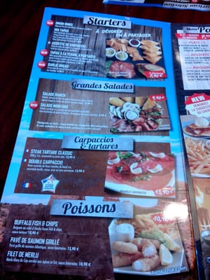 Menu photo 2 Buffalo Grill Bordeaux, 33