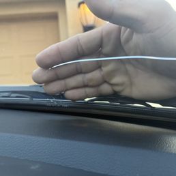 This is the updated picture showing one of the cracks extending out. It is obvious that the technicians did not do their job This is the updated picture showing one of the cracks extending out. It is obvious that the technicians did not do their job