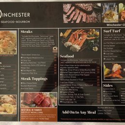 Menu on the flip side Menu on the flip side