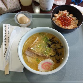 Hokkaido Ramen Santouka - Combo Ramen + Rice Bowl - Ramen Near Me - Edgewater, New Jersey