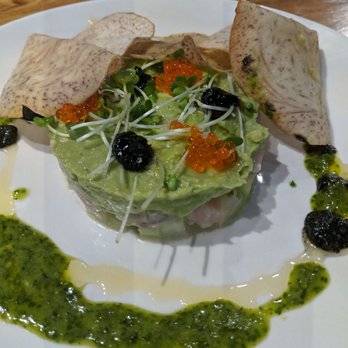Trust - Hamachi Tartare with taro chips - New American Near Me - San Diego, California Trust - Hamachi Tartare with taro chips - New American Near Me - San Diego, California