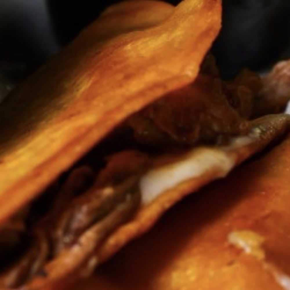 El Rey - This is a photo that I screenshot it from their menu showing the Quesobirria taco. Do you see the cheese? - Mexican Near Me - New Albany, Ohio