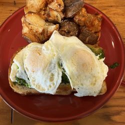 Maywood Grill - Ramps and eggs over easy