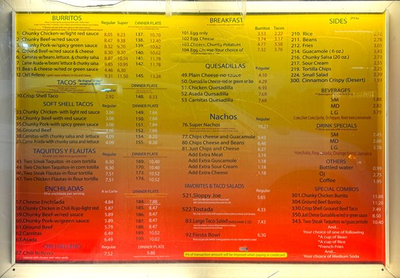 Menu photo 5 El Taco Downey, CA