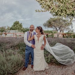 Lavender Ridge - Bride and groom