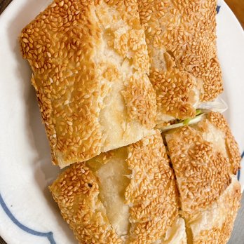 Dumpling Empire - Sesame Pancake with Marinated Beef - Dim Sum Near Me - South San Francisco, California Dumpling Empire - Sesame Pancake with Marinated Beef - Dim Sum Near Me - South San Francisco, California